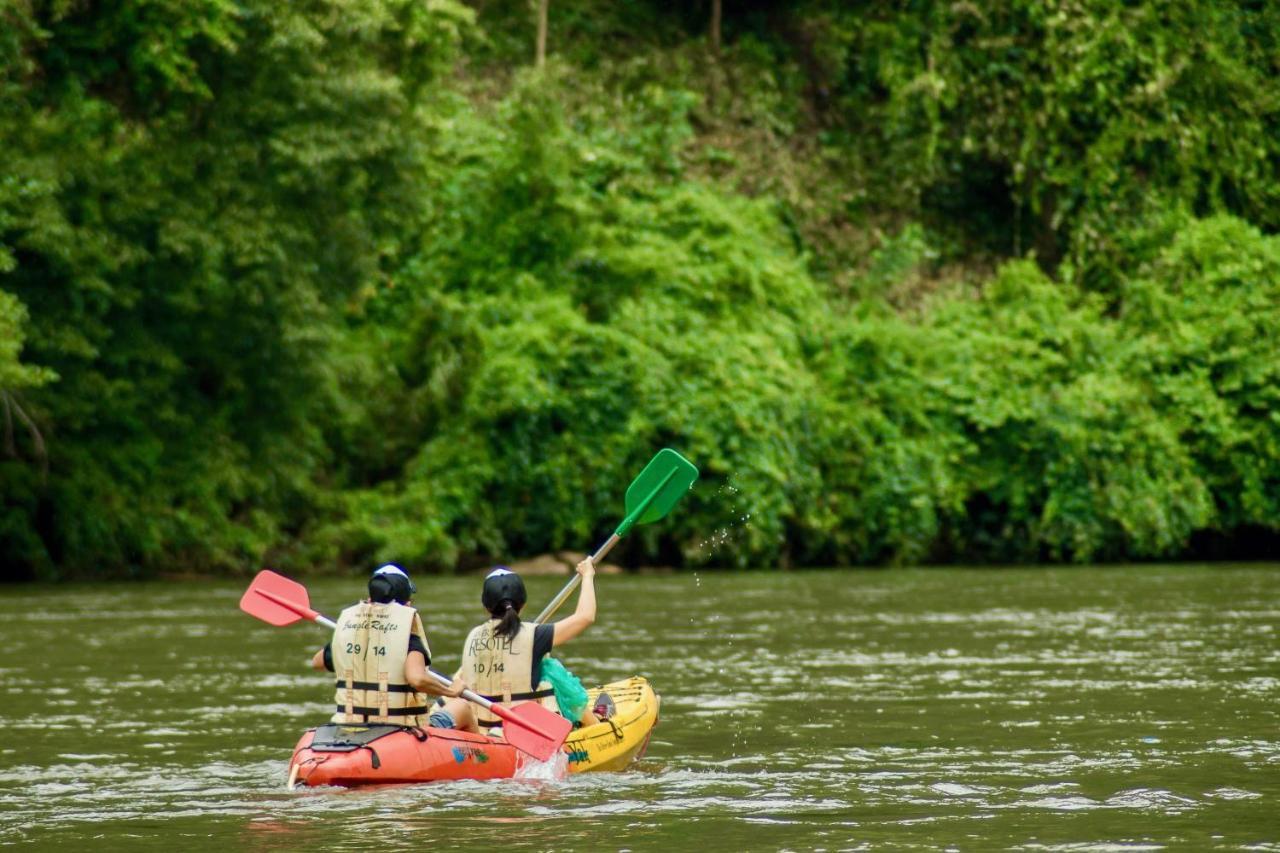 Ban Huai Maenam Noi Hintok River Camp מראה חיצוני תמונה